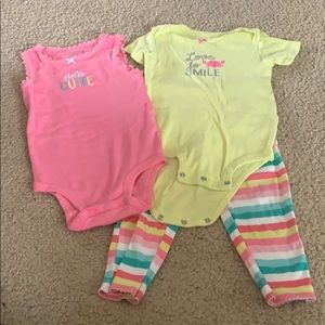 Toddler girls three piece set